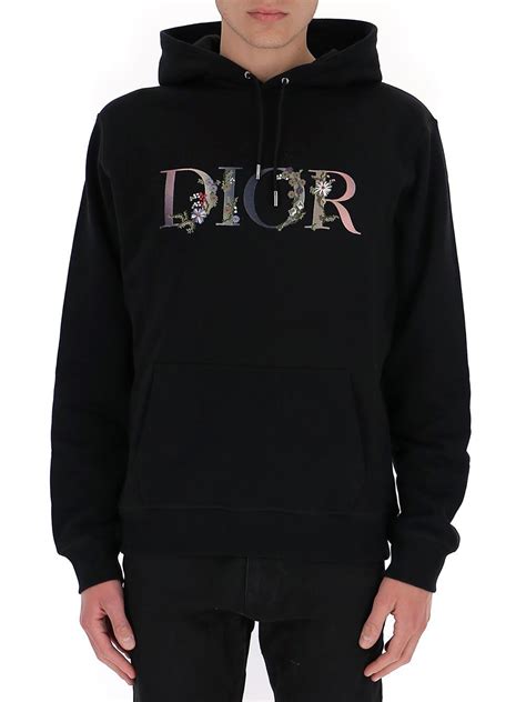 dior flower logo hoodie|dior embroidered hoodie.